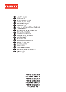 Manual de uso Franke FTCO 60 BK CH Campana extractora