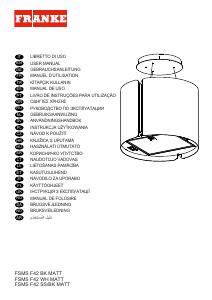 Руководство Franke FSMS F42 SS/BK MATT Кухонная вытяжка