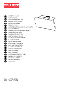 Руководство Franke FMA 2.0 PRO 907 BK Кухонная вытяжка