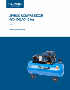 Használati útmutató Hyundai HYD-100L/V3 Kompresszor