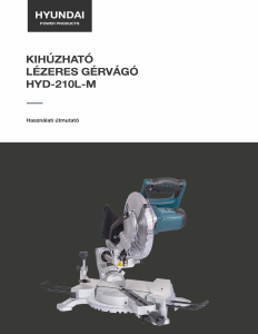 Használati útmutató Hyundai HYD-210L-M Gérfűrész