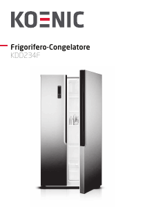 Manuale Koenic KDD 234 F Frigorifero-congelatore