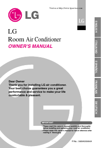 Handleiding LG AS-W0964GG1 Airconditioner