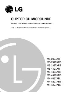 Manual LG MH-6327ARB Cuptor cu microunde