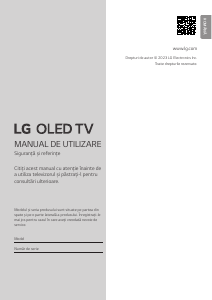 Manual LG OLED83C31LA Televizor OLED