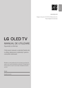 Manual LG OLED77G33LA Televizor OLED