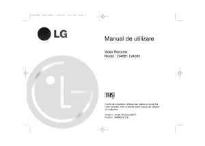 Manual LG LV4280 Videocasetofon