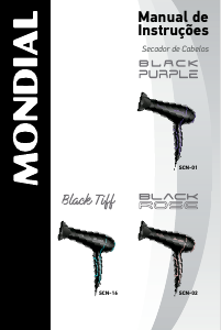 Manual Mondial SCN-02 Secador de cabelo