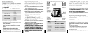 Manual Mondial BP-03-W Batedeira com taça