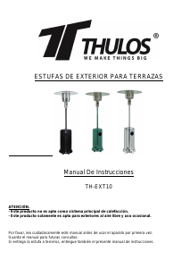 Handleiding Thulos TH-EXT10-BK Terrasverwarmer