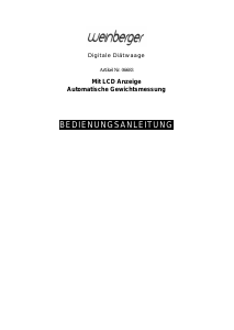 Bedienungsanleitung Weinberger WAH 06683 Küchenwaage