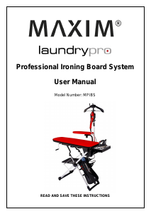 Handleiding Maxim MPIBS LaundryPro Strijksysteem