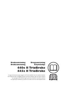 Käyttöohje Husqvarna 445e II TrioBrake Ketjusaha