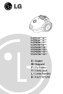 Наръчник LG V-CP973STC Прахосмукачка