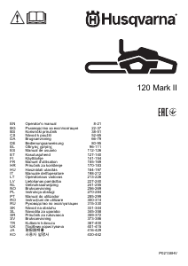 Manual Husqvarna 120 Mark II Motosserra