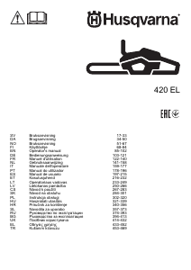 Használati útmutató Husqvarna 420EL Láncfűrész