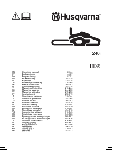 사용 설명서 Husqvarna 240i 동력 사슬톱