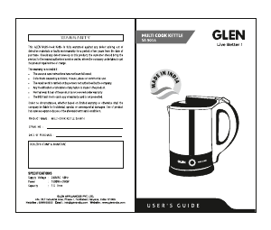Handleiding Glen SA 9014 Waterkoker