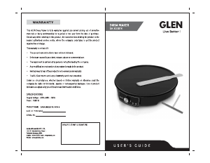 Handleiding Glen SA 3038 N Crepemaker
