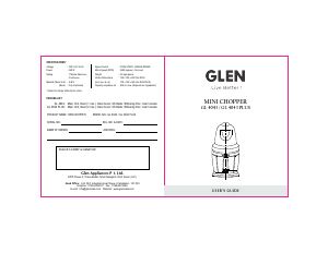 Handleiding Glen SA 4043 Hakmolen