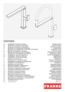 Manuale Franke Centinox Rubinetto