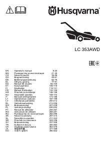 Εγχειρίδιο Husqvarna LC 353AWD Μηχανή του γκαζόν