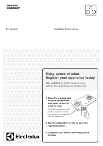 Handleiding Electrolux EHG8260SC Kookplaat