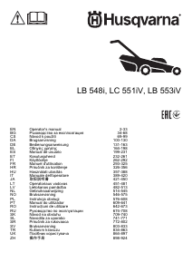 Mode d’emploi Husqvarna LB 548i Tondeuse à gazon