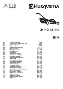 Manual Husqvarna LB 448i Mașină de tuns iarbă