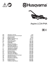 Посібник Husqvarna Aspire LC34-P4A Газонокосарка