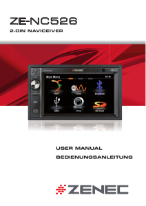 Handleiding Zenec ZE-NC526 Navigatiesysteem