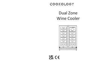Manual Cookology CWC608BK Wine Cabinet
