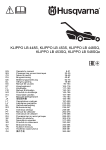 Bedienungsanleitung Husqvarna LB 448SQ Klippo Rasenmäher