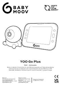 كتيب Babymoov A014429 YOO Go Plus جهاز مراقبة الأطفال