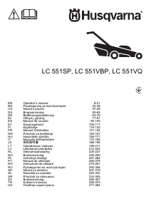 Manual Husqvarna LC 551SP Mașină de tuns iarbă