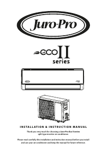 Manual Juro-Pro Airflow Eco II 9K Air Conditioner