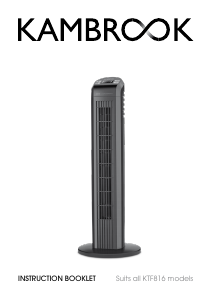 Manual Kambrook KTF816BLK Fan