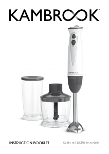 Manual Kambrook KSB8WHT Hand Blender