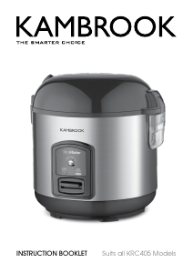 Manual Kambrook KRC405BSS Rice Cooker