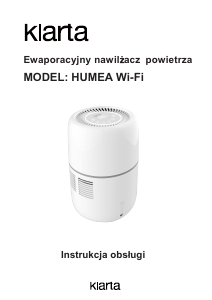 Instrukcja Klarta Humea WiFi Nawilżacz