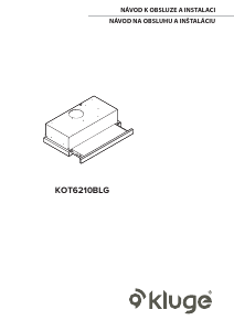 Manuál Kluge KOT6210BLG Odsavač par