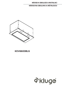 Manuál Kluge KOV6600BLG Odsavač par