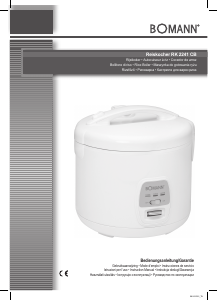 Manual Bomann RK 2241 CB Rice Cooker