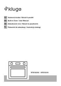 Manual Kluge KTE1031B Oven