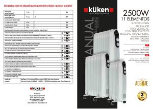 Manual de uso Küken 36239 Calefactor