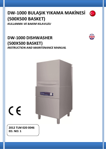 Manual Maksan DW-1000 Dishwasher