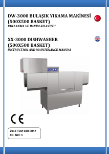 Manual Maksan DW-3000 Dishwasher