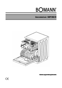 Bedienungsanleitung Bomann GSP 857 Geschirrspüler