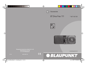 Manual Blaupunkt BT Drive Free 111 Kit mãos-livres