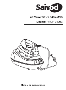 Manual de uso Saivod PROF-2400C Plancha